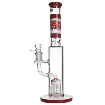 Percolator Bong With 8 Tree Arms Perc & American Northstar Glass Rod 14 Inches