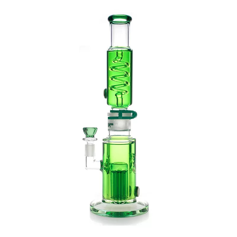 14.5 Inches Glycerin Bong with Freezable Coil