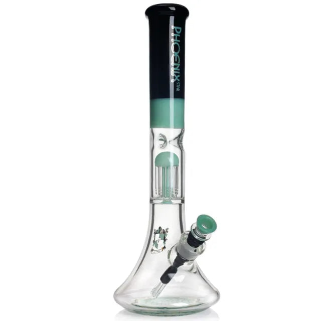 Percolator Bong With 8 Arm Perc 16 Inches